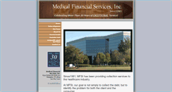 Desktop Screenshot of medfinsrvcs.com